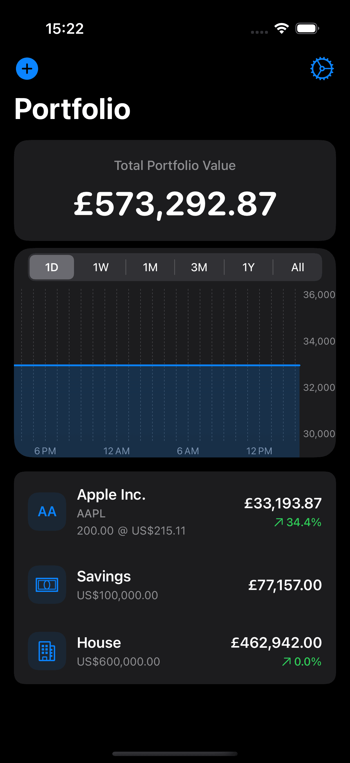 Tesoro App Screenshot 1